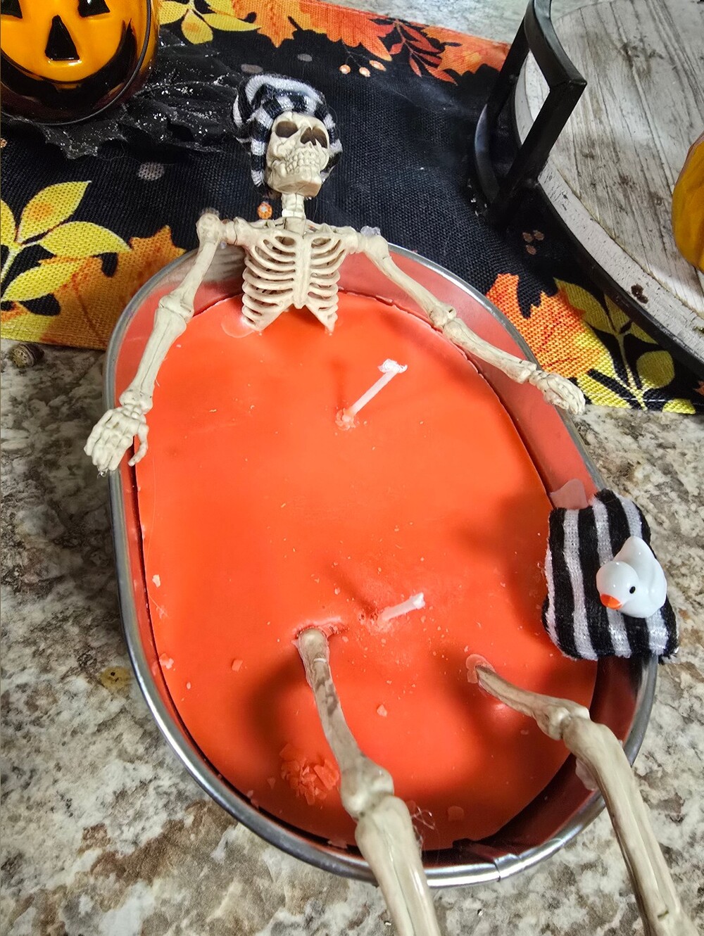 Orange halloween candles for sale. I can make any style you like